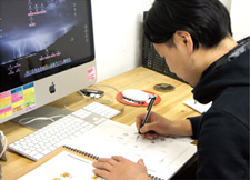 営業スタッフの営業風景